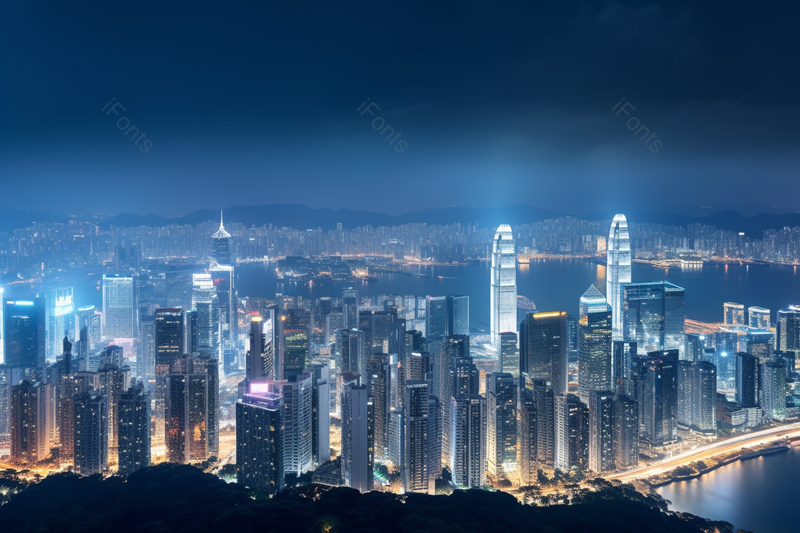 夜景山顶俯瞰清晰的摄影图高清的图片高楼大厦建筑,高清,摄影图,摄影图片,图片大全,摄影图免费下载